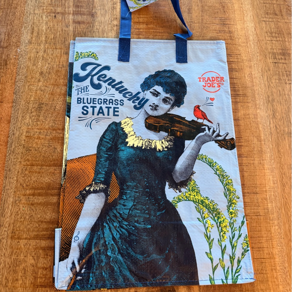 Trader Joe’s blind bag Kentucky state Reusable Grocery Tote Bag